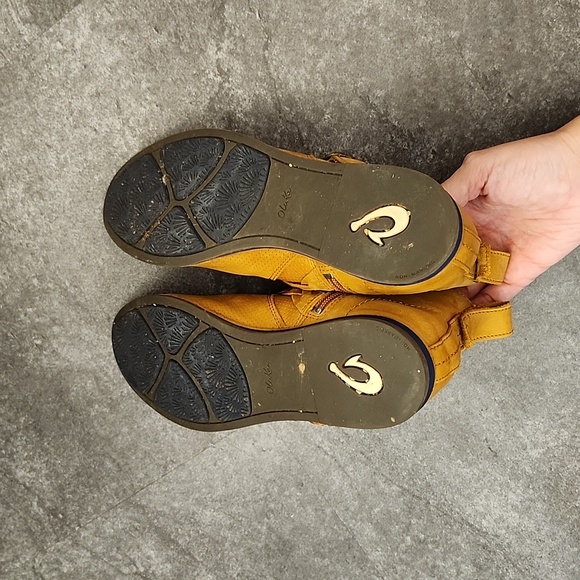 Olukai tan brown ankle desert style Ho'olu bootie size 7 - Picture 6 of 8